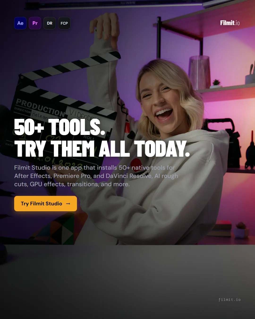 Filmit.io - studioai photo ad