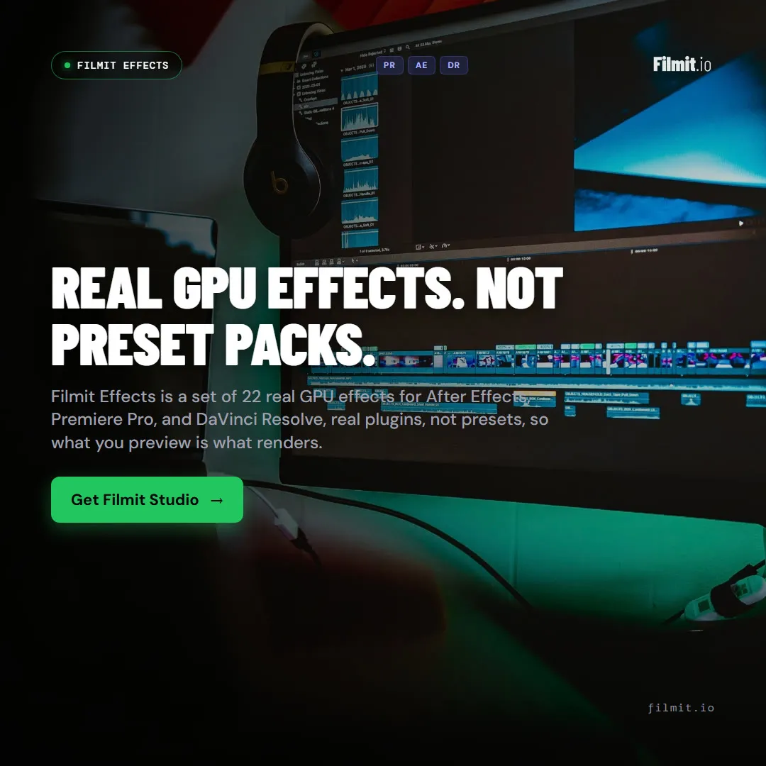 Filmit.io - effects square ad