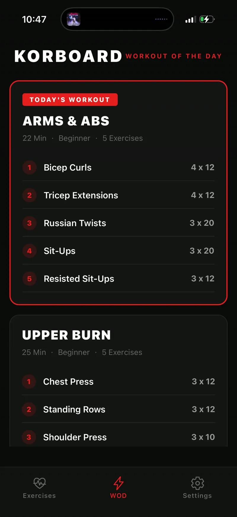 Korboard (STOIK) - app design